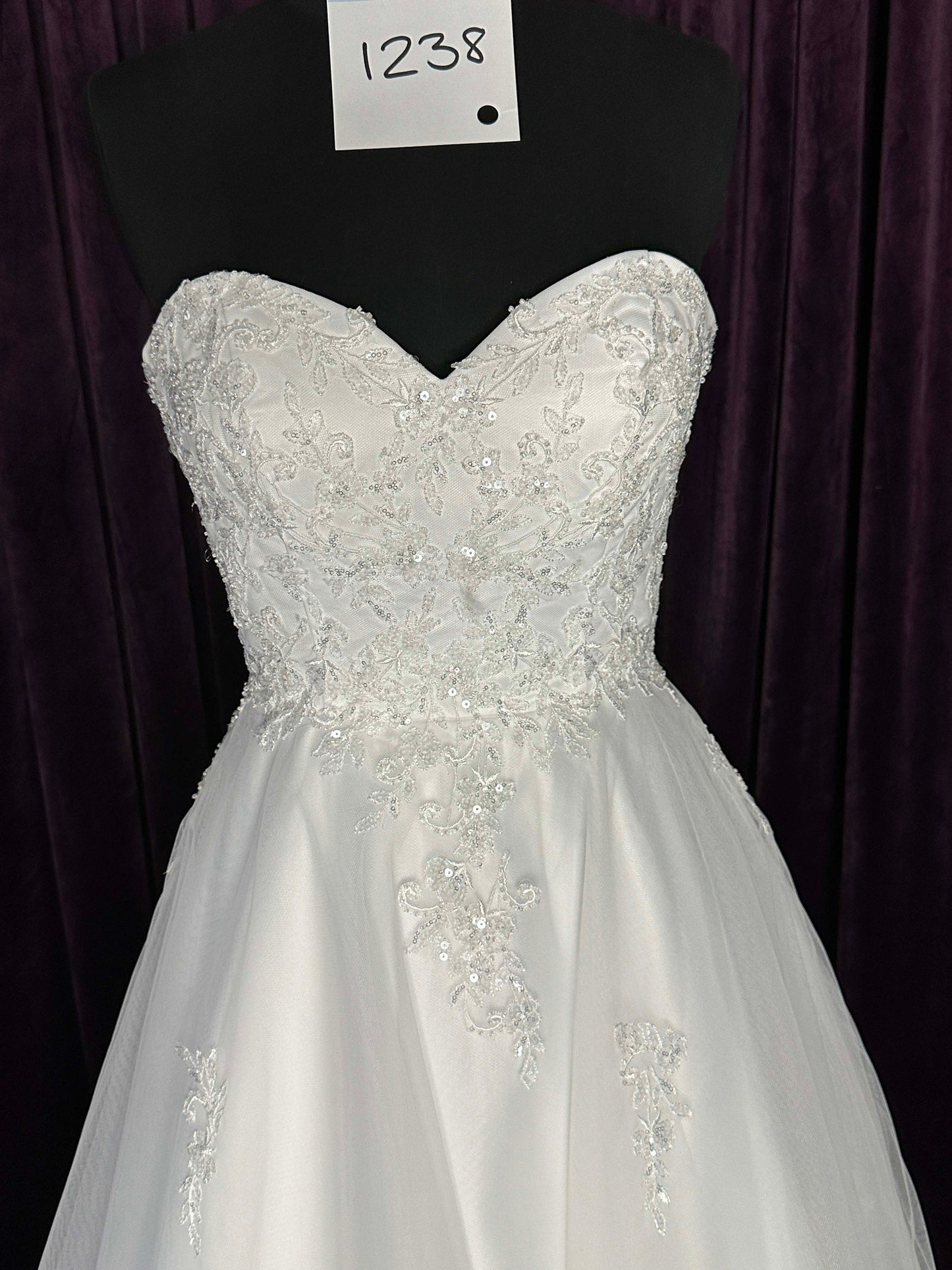 1238 - White stock on hand